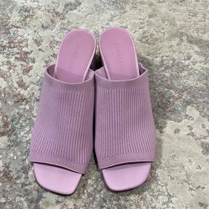 Everlane Lilac Heel Sandals